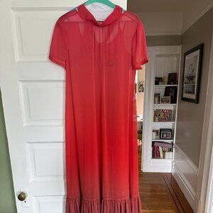 open lace back dress Staud Tommy Beaded Shoulder Bag
